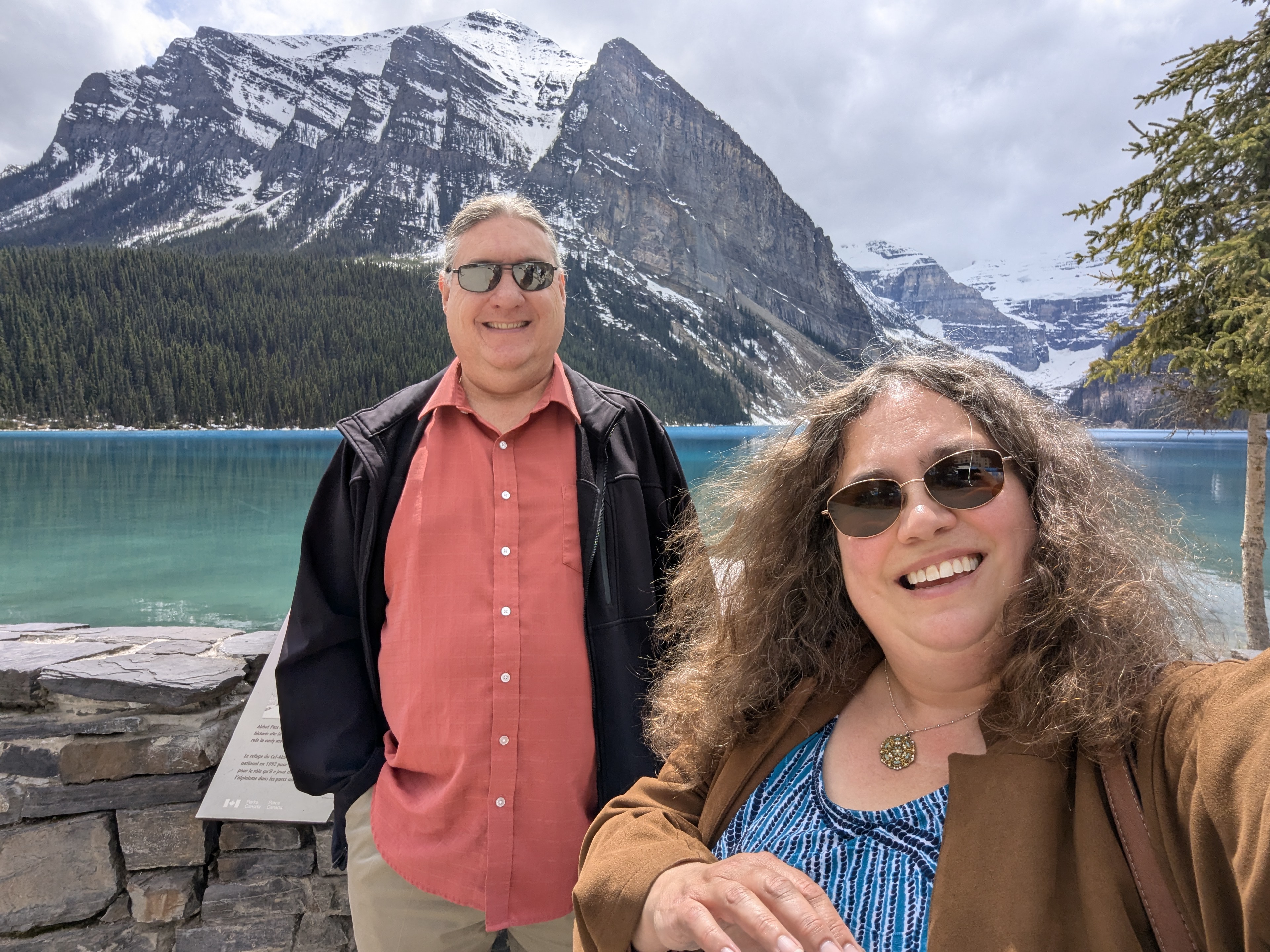 Birthday Trip to Canada, Canadian Rockies, Lake Louise, Kari Sanders, Michael Sanders